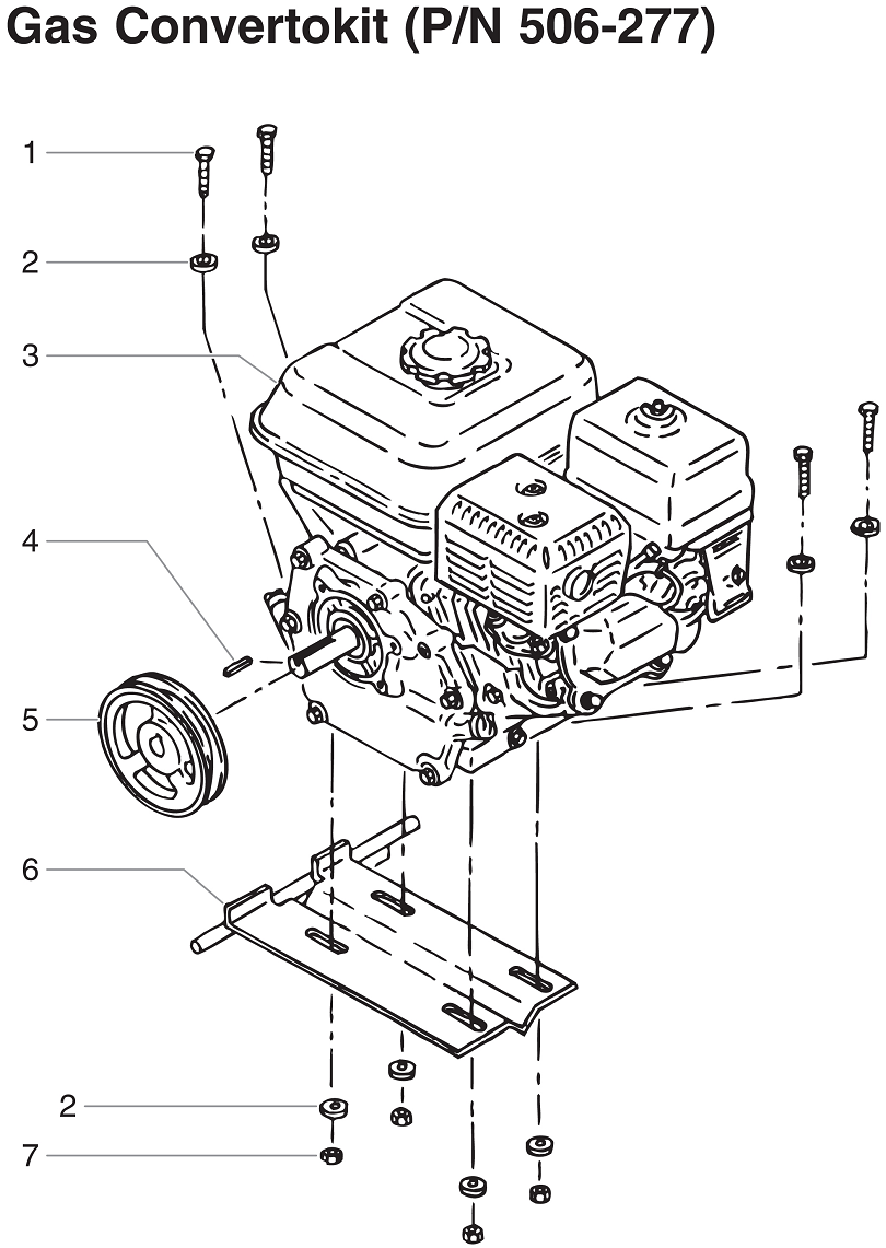 PowrTwin 12000XLT DI Gas Convertokit PowrTwin 12000XLT DI Gas Convertokit